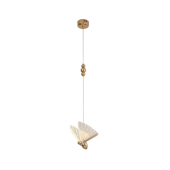 Kink Light 08444-1A,33 Подвес Баттерфляй золото w17*13 h200 (высота корпуса светильника h20) Led 6W (3000K)