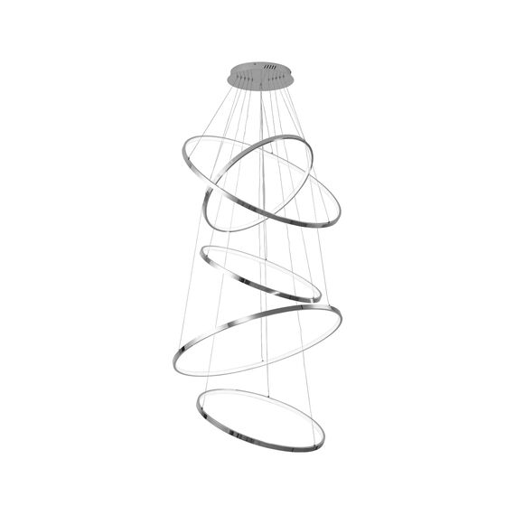 Kink Light 09475-5A,02 Подвес диммируемый Амия хром d80 h250 Led 150W (3000-6000K)
