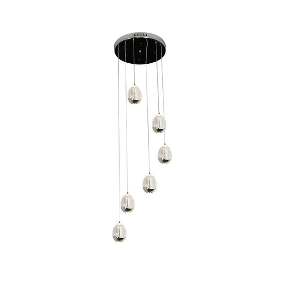 Kink Light 07866-6A,02 Подвес Берти хром d35 h200 Led 36w (4000K)