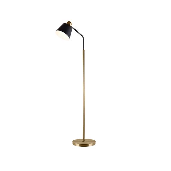 Kink Light 07043 Торшер Арни черный/золото w24*40 h150 E27 1*40W