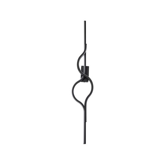 Kink Light 08418C-80R,19(3000K) Бра Велле черный (правое) w13*8 h80 Led 28W (3000K)
