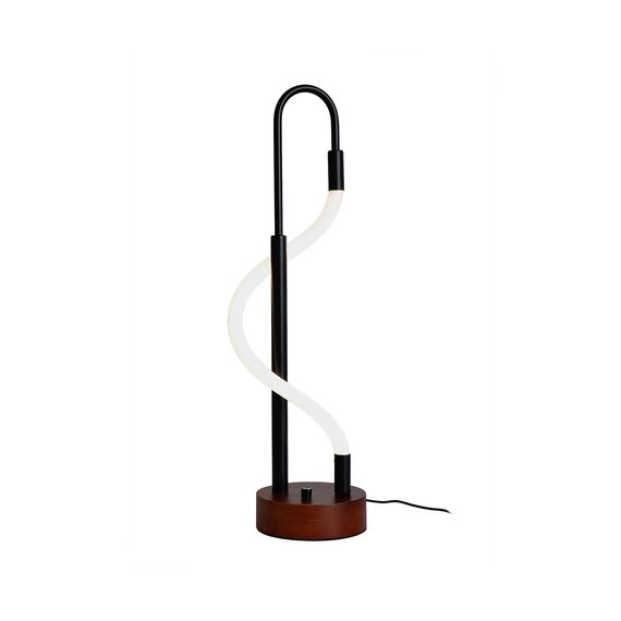 Kink Light 08040-T,19 Настольная лампа диммируемая Далия черный d15 h55 Led 6W (4000K)