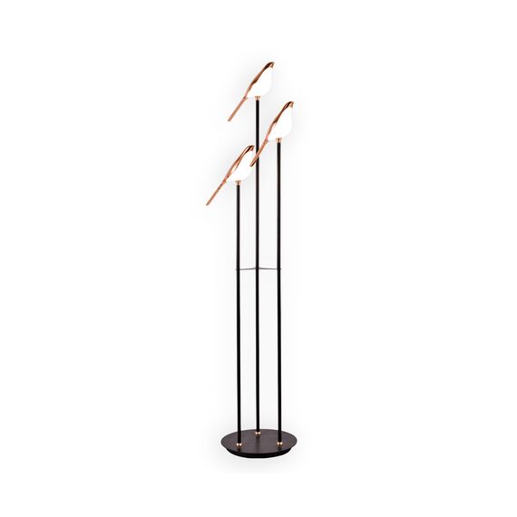 Kink Light 08446-F,33 Торшер Арси черный/золото d30 h150 Led 3*10W (4000K)