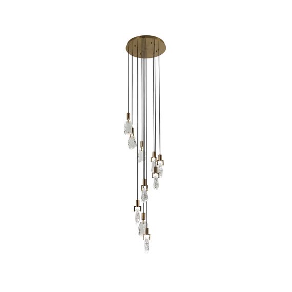 Kink Light 07670-10A,20 Подвес Гелла бронза d50 h300 Led 10*5W (4000K)