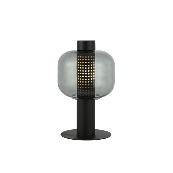 Kink Light 07710-T,19(16) Настольная лампа Гефо черный/серый d26 h41 E27 1*40W