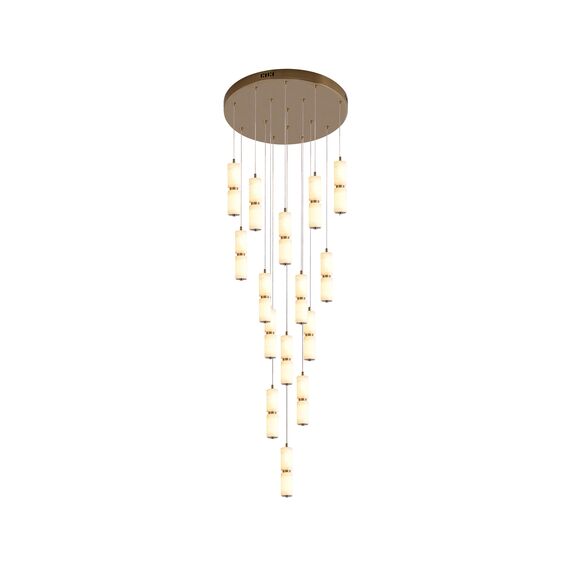 Kink Light 07528-15A,36 Подвес Бейла латунь d50 h500 Led 180W (3000K)