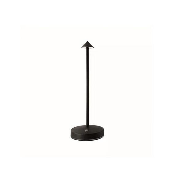 Kink Light 07209-T,19 Автономная настольная лампа диммируемая Кальми черный d9,7 h30 Led 2,5w (3000-6000K)