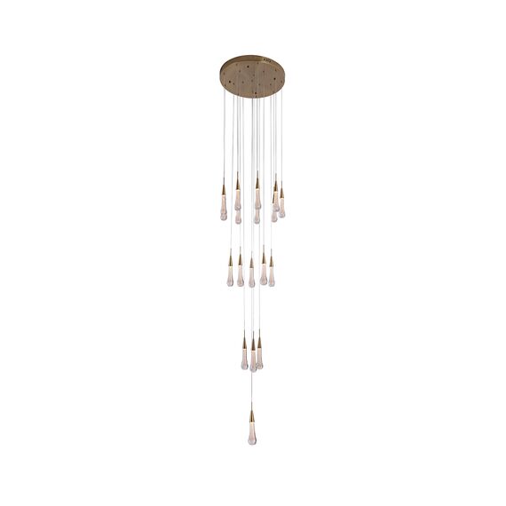 Kink Light 07861-18A,36 Подвес Гутта латунь d50 h300 Led 54W (3000k)