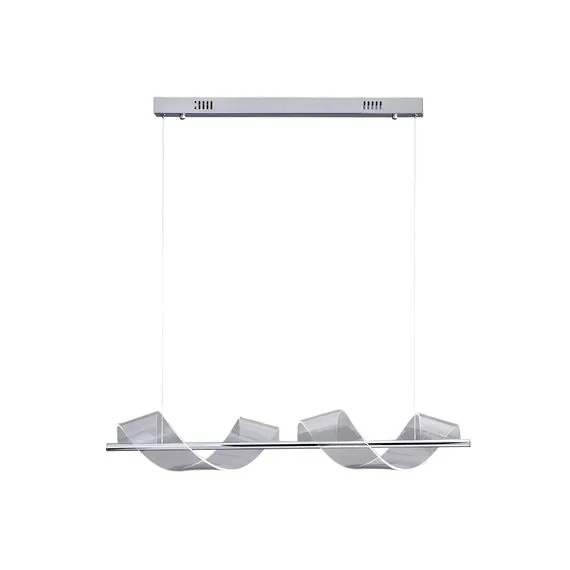 Kink Light 08042-2AS,02 Подвес Илина хром w90*20 h150 Led 28W (4000K)