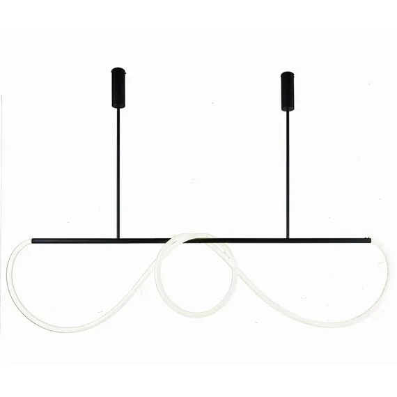 Kink Light 08041K-150,19(4000K) Подвес диммируемый Далия черный L150 h100 Led 90W (4000K) с пультом ДУ