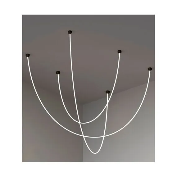 Kink Light 08031-3S,19 Комплект подвесных светильников Венди черный (комплект 3 подвеса L200, L300, L400) Led 216w (4000K)