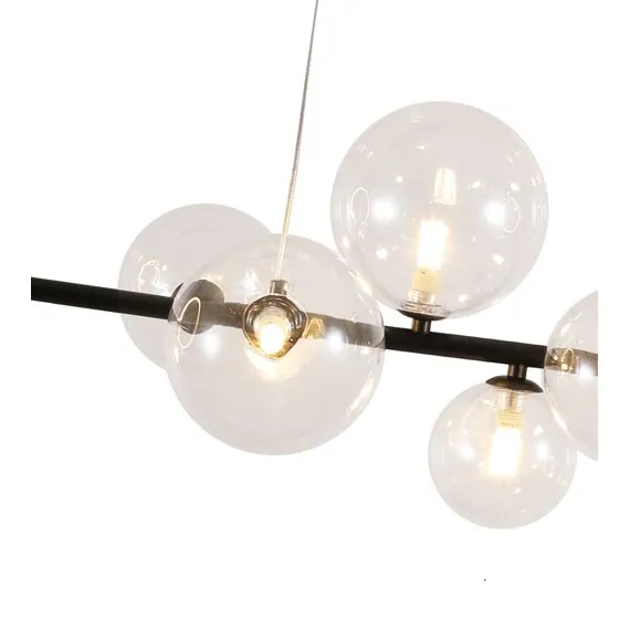 Kink Light 07608-10A,19 Люстра Иона черный w120*28 h200 G9 10*5W+ Led 17W (4000K) (Led) (лампами не комплектуется), изображение 2