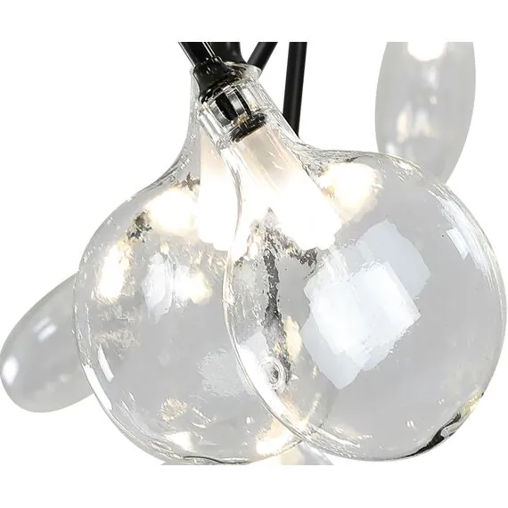 Kink Light 07521-45,19(21) Люстра Ветта черный (прозрачные плафоны) d72 h182 G4 45*2W (Led лампы в комплекте, 4000K), изображение 2