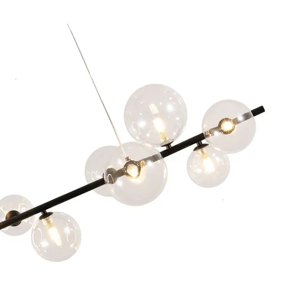 Kink Light 07608-7A,19 Люстра Иона черный w90*28 h150 G9 7*5W+ Led 17W (4000K) (Led) (лампами не комплектуется), изображение 2