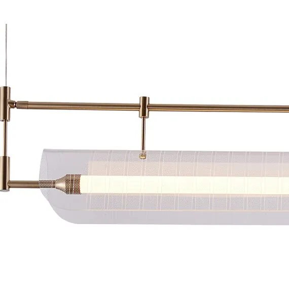Kink Light 08021-120P,20 Подвес Аника бронза w120*10 h150 Led 25W (3000K), изображение 2