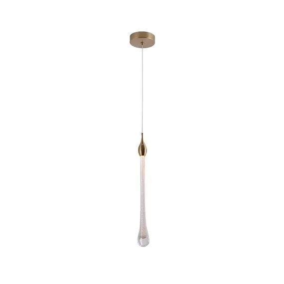 Kink Light 07860-1A,36 Подвес Асмер латунь d10 h200 Led 3W (3000K)