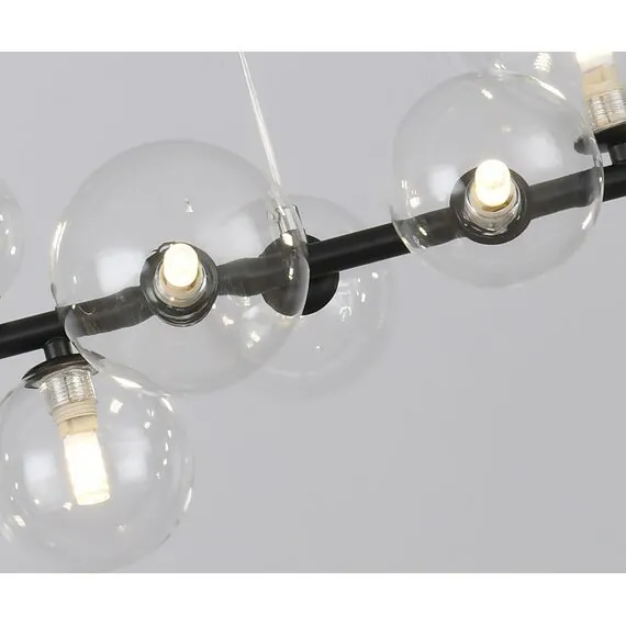 Kink Light 09408-10,19 Люстра Иона черный w120*28 h200 G9 50W+Led 17W (4000K) (Led лампы в комплекте 4000К), изображение 4