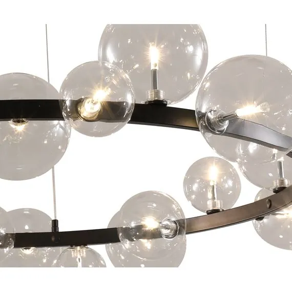 Kink Light 07608-24A,19 Люстра Иона черный d120 h200 G9 24*5W (Led) (лампами не комплектуется), изображение 2