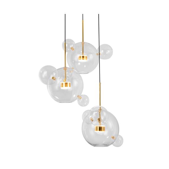 Kink Light 07545-4 (3A),21 Подвес Галла прозрачный d78 h210 Led 42W (3000K), изображение 2
