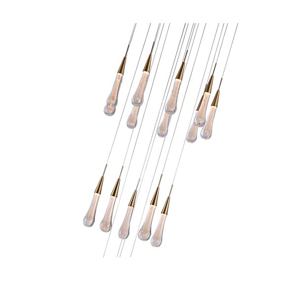 Kink Light 07861-18A,36 Подвес Гутта латунь d50 h300 Led 54W (3000k), изображение 2