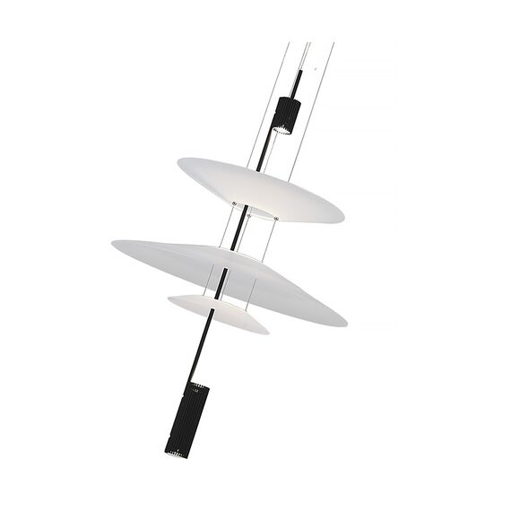 Kink Light 08403-36+50+21,19(01) Подвес Гида черный d36+50+21 h180 Led 3*3W (4000K), изображение 3