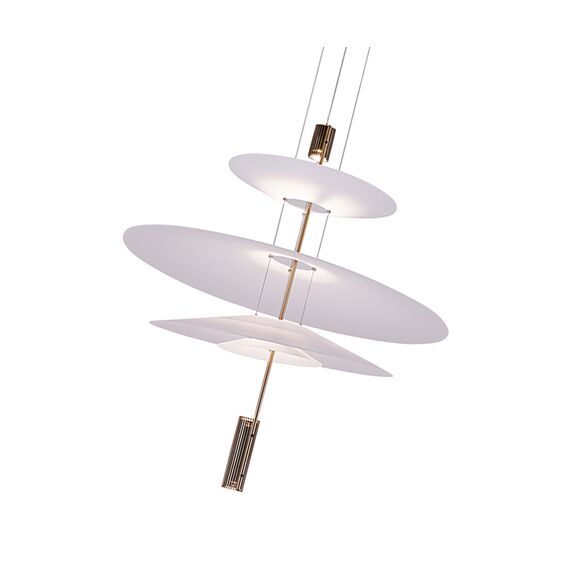 Kink Light 08403-36+50+68+21,20(01) Подвес Гида бронза d36+50+68+21 h200 Led 3*3W (4000K), изображение 3
