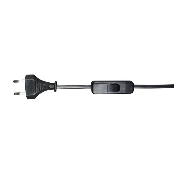 Kink Light A2300,19 Шнур с переключ  черный (2м)(10шт в упаковке) 230V AC 50Hz (max 2A)