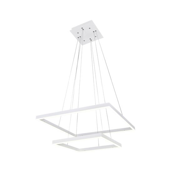 Kink Light 08227,01(4000K) Подвес Альтис белый w60+40 h200 Led 60W (4000K)