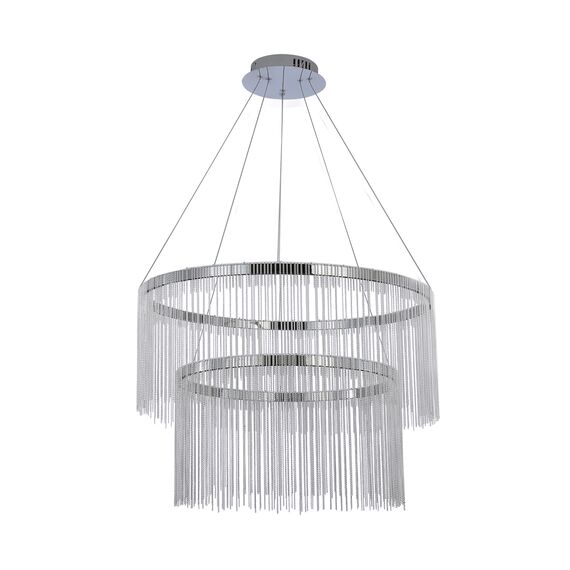 Kink Light 08260-60+40,02 Люстра Агни хром d60+40 h200 Led 60w (4000K)