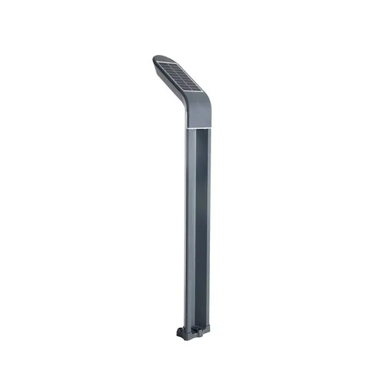 Kink Light 09200-F,16(07) Светильник уличный серый с солнечной батареей w10*24 h80 Led 10W (3000K) Декоративная подсветка зеленая., изображение 2