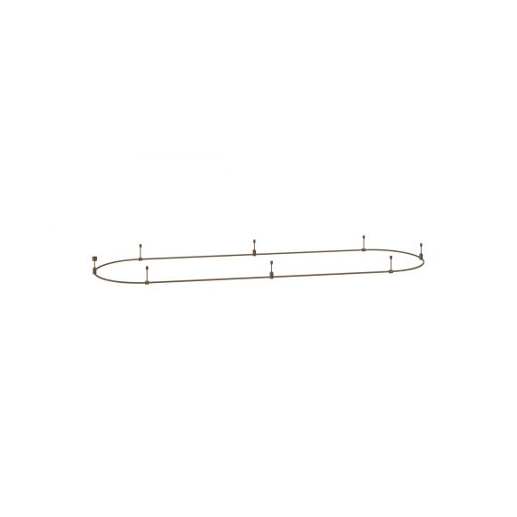 Donolux DL20225OV2800B B.Bronze Donolux Magnet Modular System «CODE 1.2», D800xL2800хH135 мм, DC24V, овальное основание для модульны