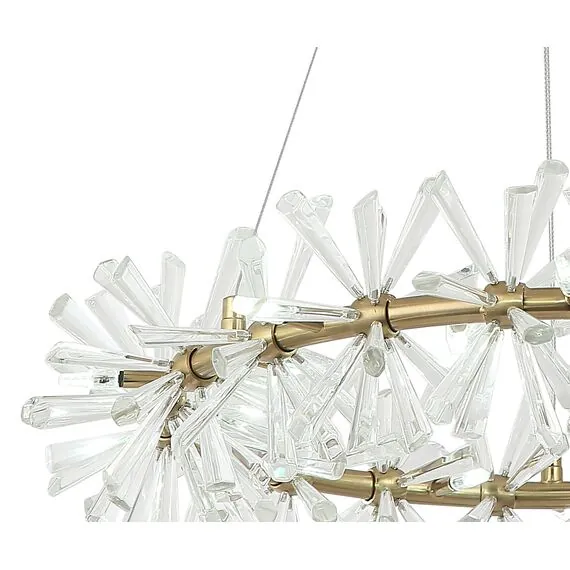 Kink Light 07672-60,36 Подвес Альма латунь d60 h120 G4 20*5W (Led лампы в комплекте, 4000К), изображение 2