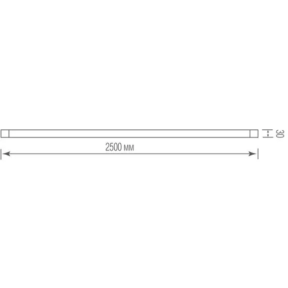 Donolux DL20356NW35B Led светильник для Round Line,  Tuba, DC 48В, 35Вт, Ra90, D30xL2500 мм, 2380Лм, 360°, 4000К, изображение 5