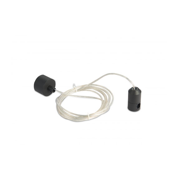 Donolux Power Connector B DL20224 Donolux Magnet Modular System «CODE 1.2», адаптер с подводом питания, длина провода 3000 мм, черный