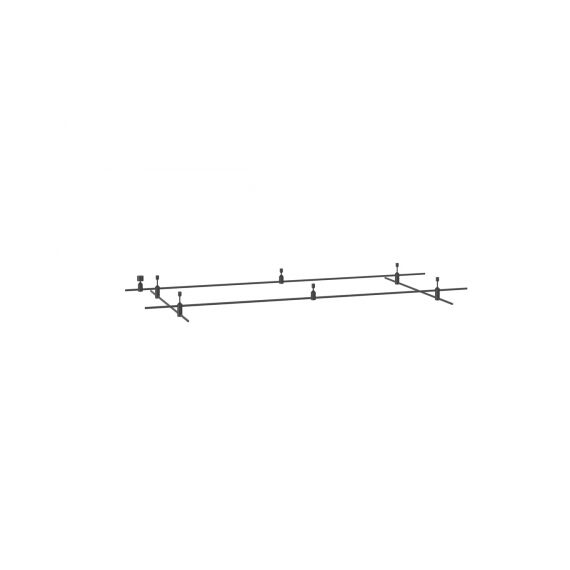 Donolux DL20225L2000x1000A Black Donolux Magnet Modular System «CODE 1.2», L2000хL1000хH135 мм, DC24V, основание для модульных светил