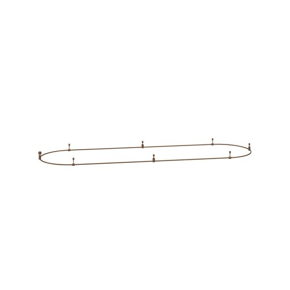 Donolux DL20225OV2800A B.Bronze Donolux Magnet Modular System «CODE 1.2», D800xL2800хH95 мм, DC24V, овальное основание для модульных, изображение 3