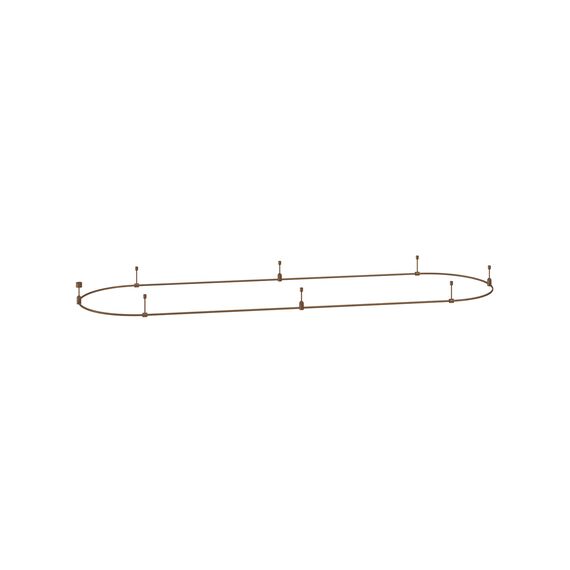 Donolux DL20225OV2800B B.Bronze Donolux Magnet Modular System «CODE 1.2», D800xL2800хH135 мм, DC24V, овальное основание для модульны, изображение 3