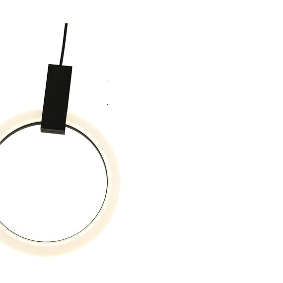 Kink Light 08430-30,19 Подвес Азалия черный d30 h300 Led 15W (4000K) (корпус w30*40), изображение 2