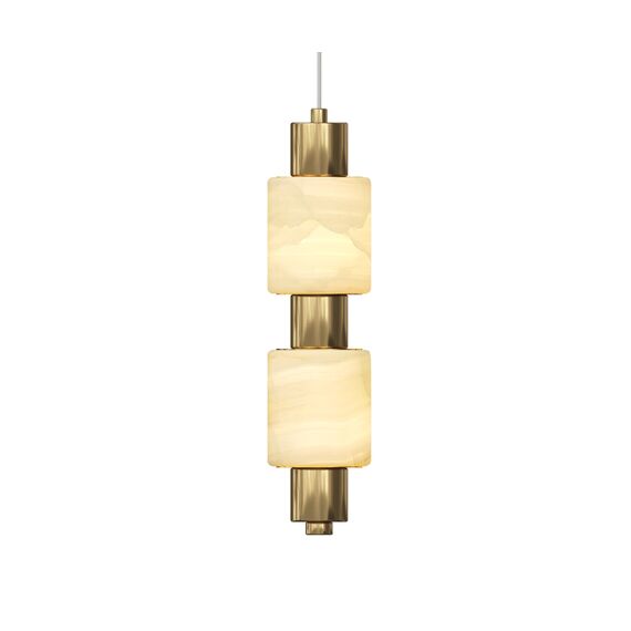 Kink Light 07526-1A,36 Подвес Алос латунь d10 h200 Led 8W (3000K), изображение 2