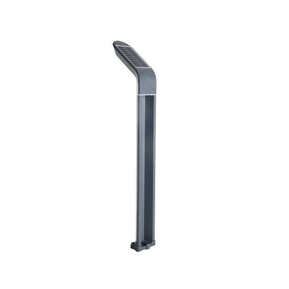 Kink Light 09200-F,16(05) Светильник уличный серый с солнечной батареей w10*24 h80 Led 10W (3000K) Декоративная подсветка синий., изображение 2