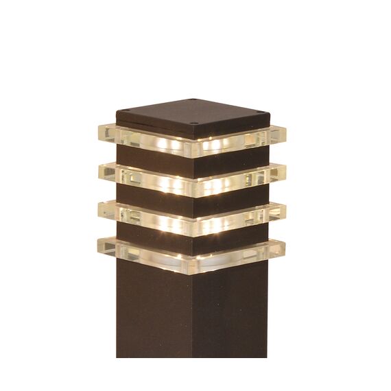 Kink Light 09313-80F,19 Светильник уличный черный w11*11 основание w13,7*13,7 h80 E27 1*60w, изображение 2