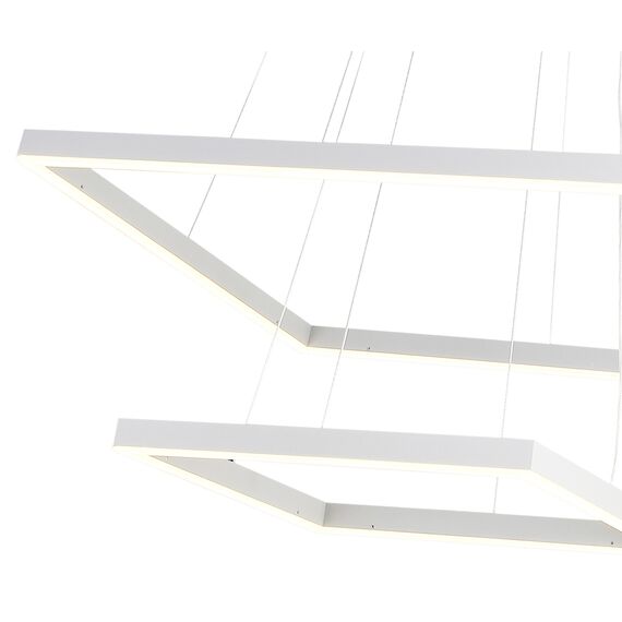 Kink Light 08227,01(4000K) Подвес Альтис белый w60+40 h200 Led 60W (4000K), изображение 3