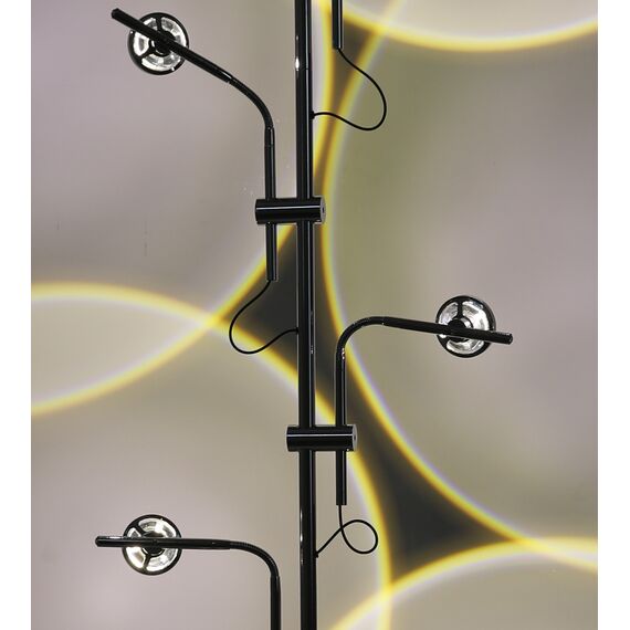 Kink Light 08416-5,02 Торшер Алми хром d40 h180 Led 5*3W (4000K), изображение 4