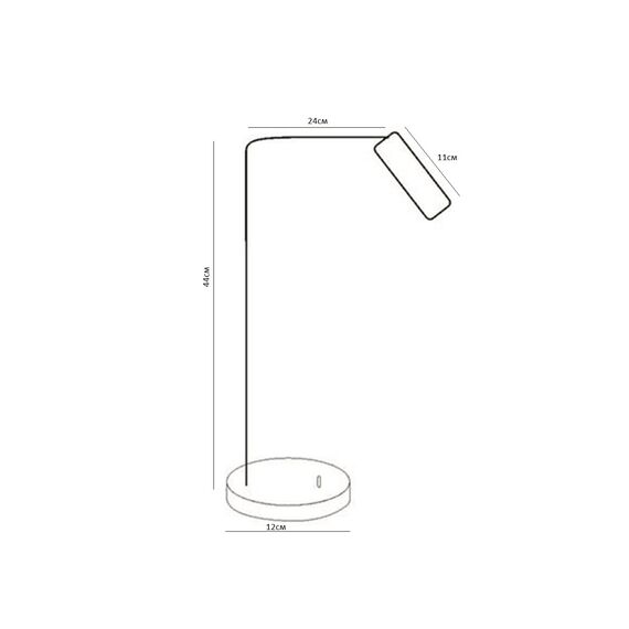 Kink Light 08070-T,20 Настольная лампа Алери бронза w12*24 h45 Led 3W (3000K), изображение 2