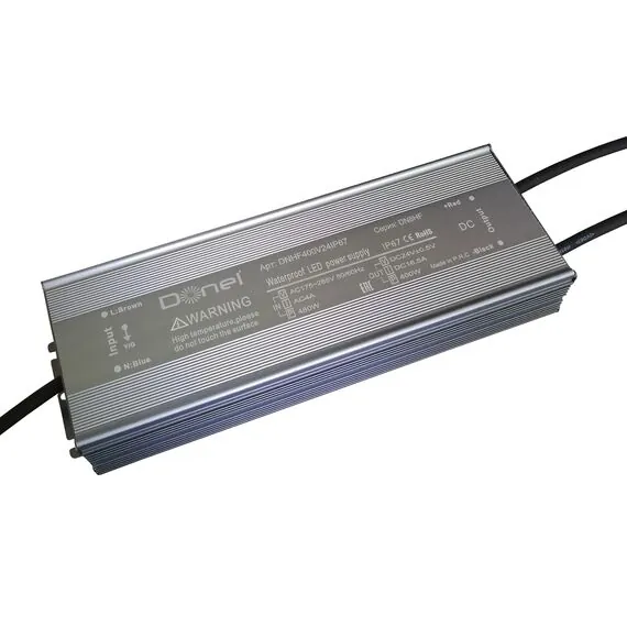 Donolux DNHF400V24IP67 Блок питания для светодиодной ленты,400Вт,DC24В,16,7А, IP67, 260х92х37мм,серия DN8HF, изображение 2