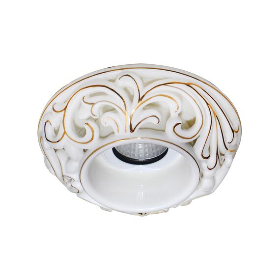 Donolux N1630-White+gold Встраиваемый светильник