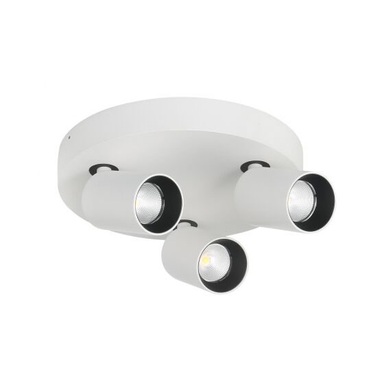 Donolux DL18629-R3 Светильник накладной LED, 27Вт, D60, 260х164мм, IP20, 3000K, 2220Лм, 32° Ra>90, Белый