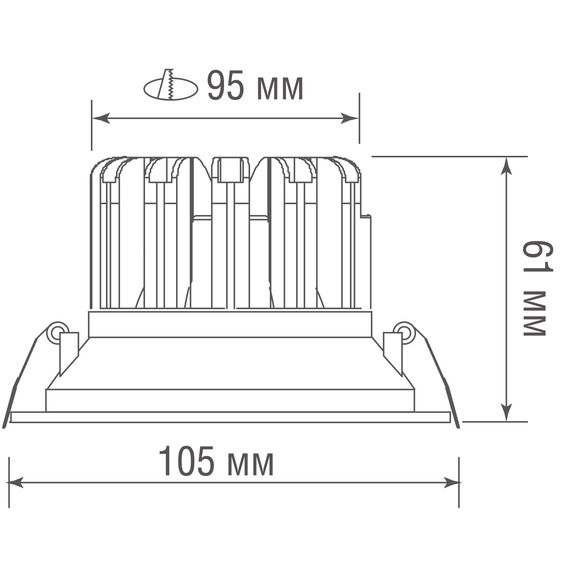 Donolux DL18616R9W1W Светильник светодиодный, 9Вт, изображение 4