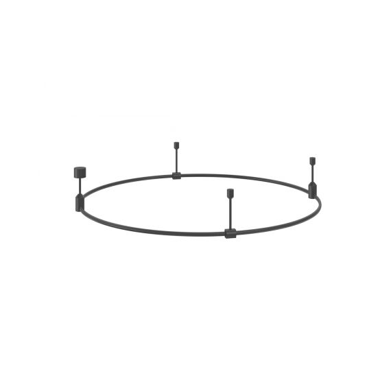 Donolux DL20225D800B Black Donolux Magnet Modular System «CODE 1.2», D800хH135 мм, DC24V, круглое основание для модульных свети
