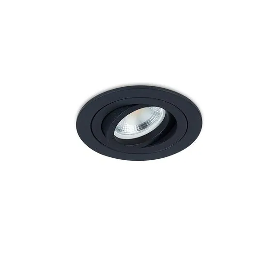Donolux DL1521R1B Светильник встраиваемый, поворотный круглый, GU10, D92хH54мм, IP20, черный, без лампы, изображение 2